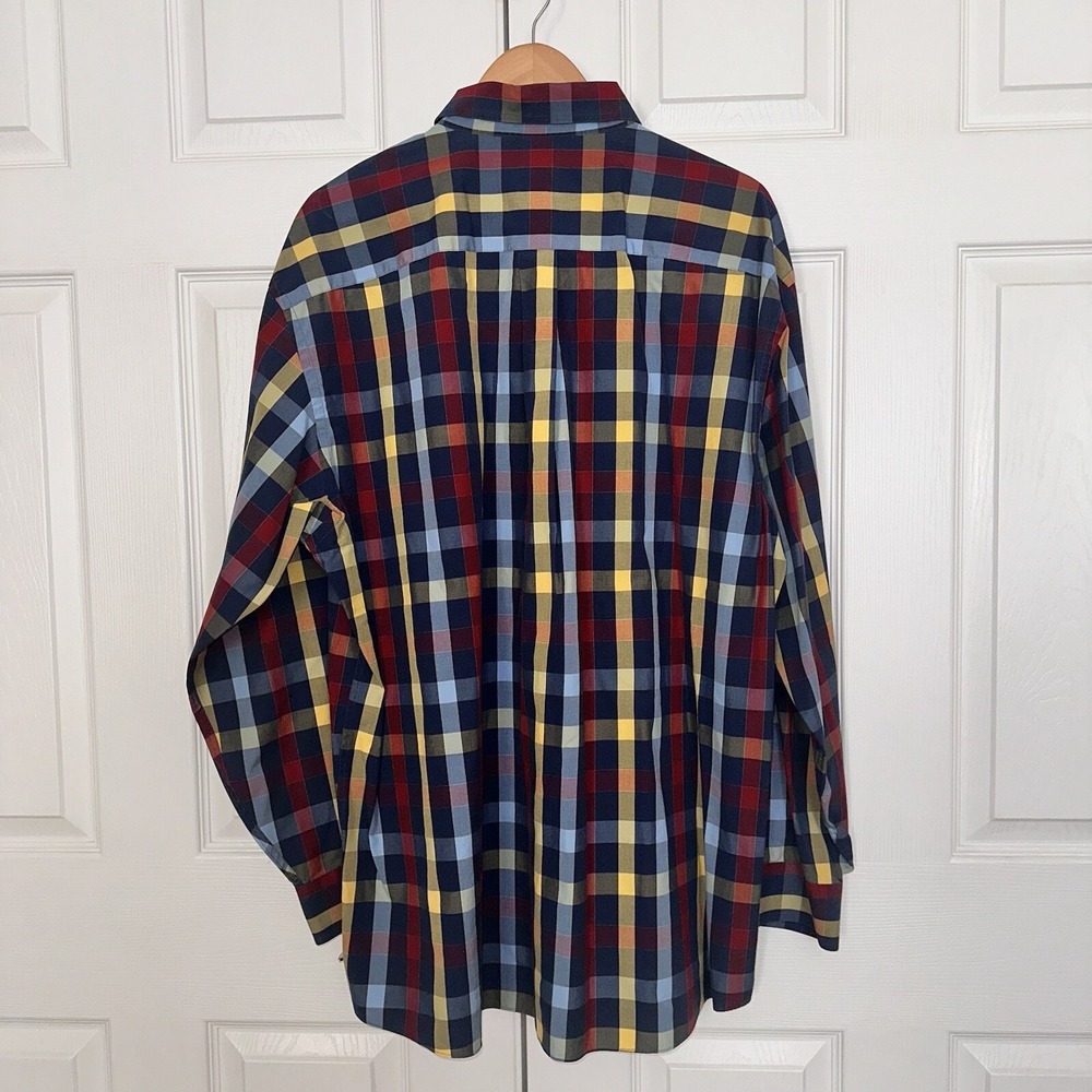 Jos‎ A. Banks Mens Traveler's Checkered Long Sleeve Button Down Shirt XL - Picture 6 of 16
